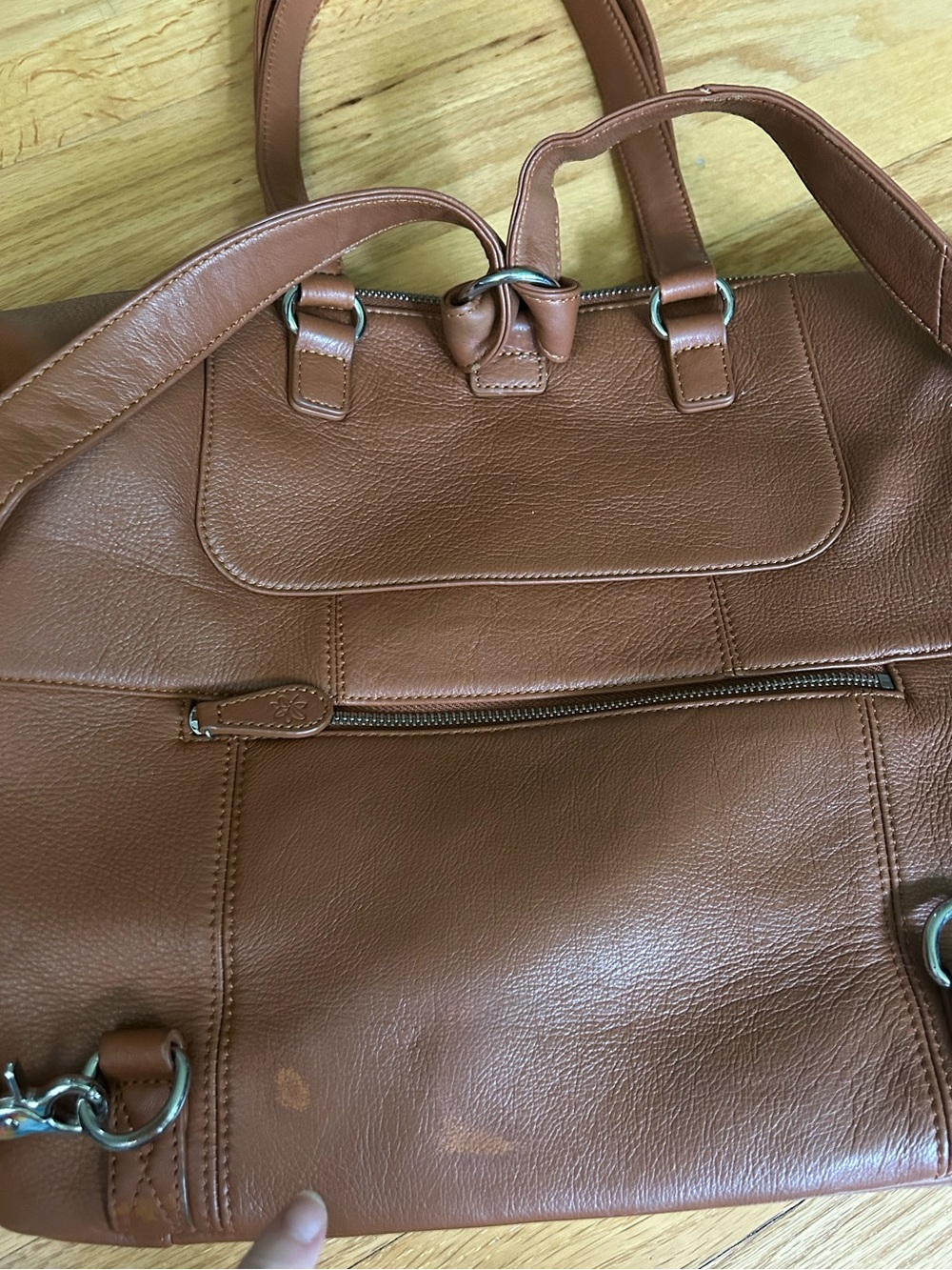 Lily Jade Shaylee Convertible Diaper Bag Backpack Leather - Picture 6 of 12
